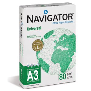 Papel Din A3 Navigator universal 80 gramos