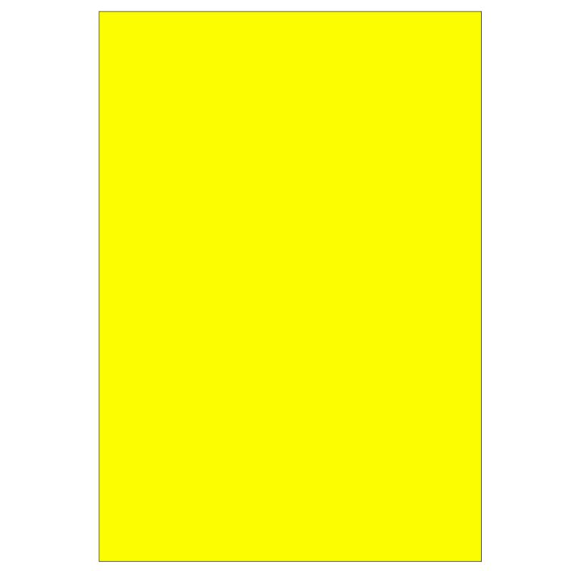 papel adhesivo amarillo fluorescente din a4