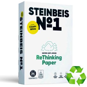 Papel reciclado Din A4 Steinbeis N1 500 folios, economico