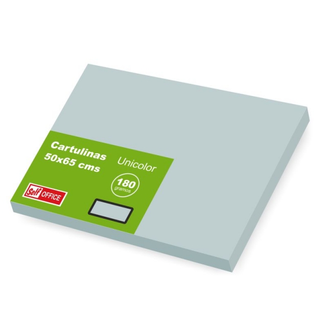 Comprar Pack 25 cartulinas grandes 50x65 Gris Granito, hojas