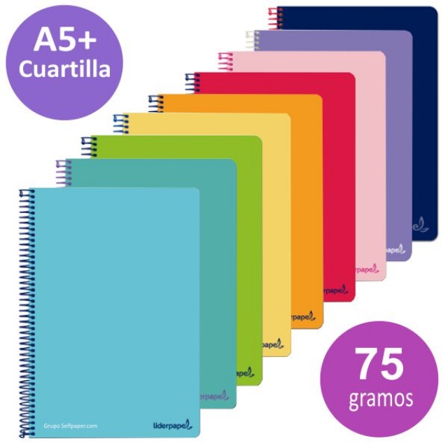 colores libretas liderpapel witty tapa dura a5