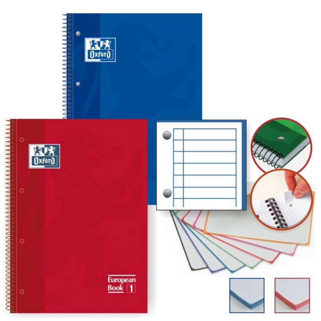 Comprar Cuaderno Oxford 1 RAYA, 4 taladros, microperforada