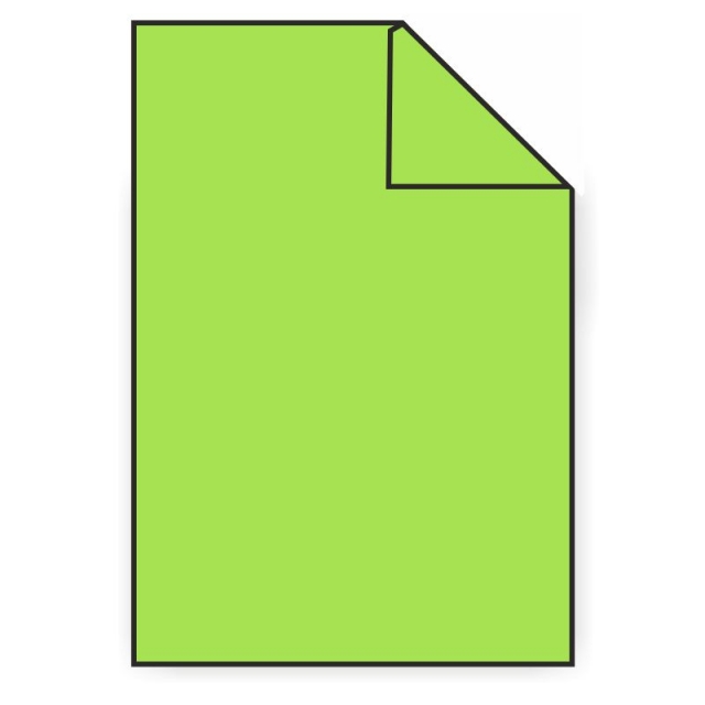 detalle papel adagio verde fluor neon