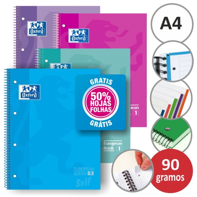 Comprar Block de 120 hojas, Cuadernos Oxford 50% gratis tendencia