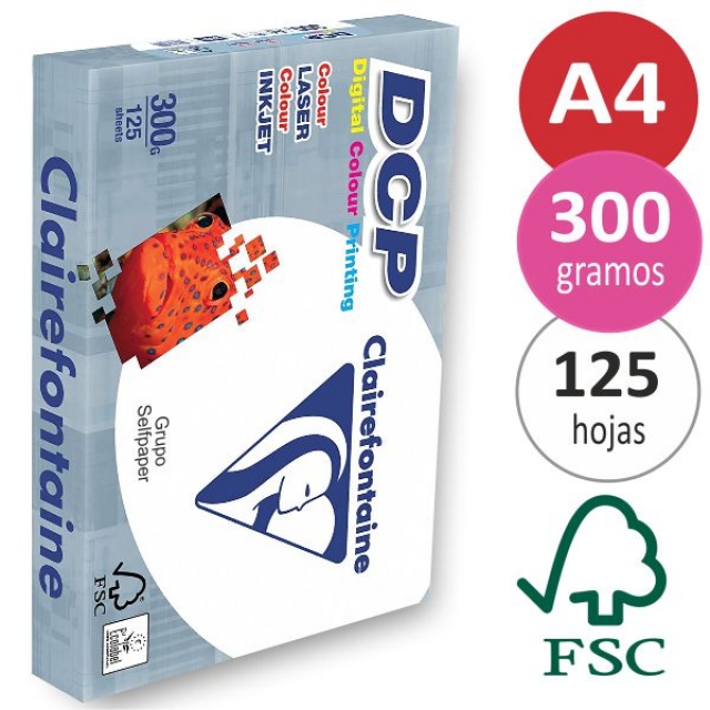 Comprar Papel digital inkjet láser color 300 gramos A4 DCP 125 hjs