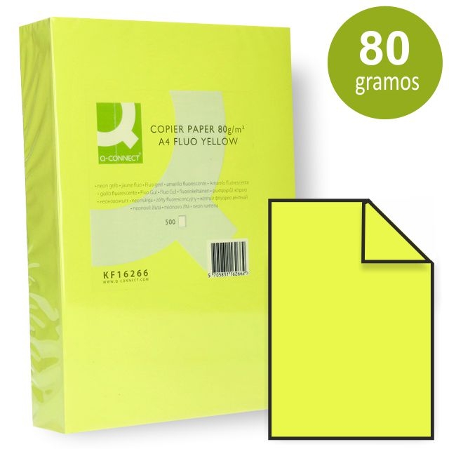 Comprar Papel amarillo fluorescente neon, Din A4, Rey Adagio 15