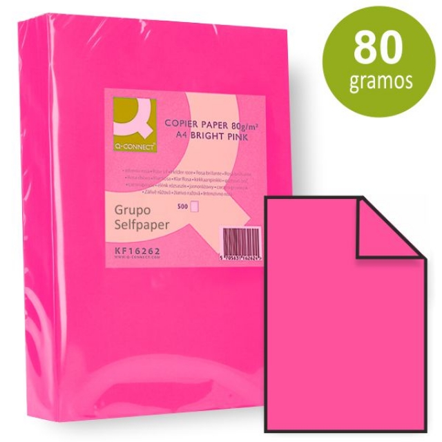 Comprar Papel color rosa intenso, vivo, fucsia Din A4 econmico