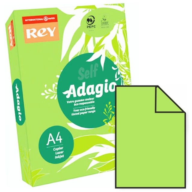 Comprar Adagio Rey, Papel verde fluorescente, Din A4, 500 hojas