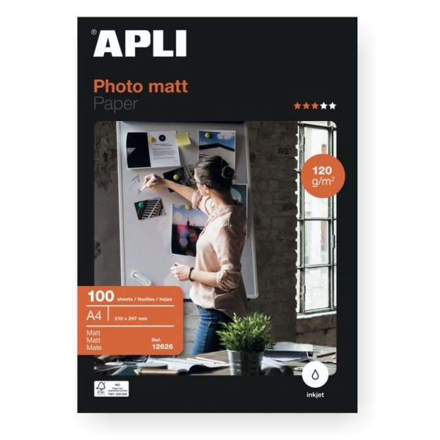 Comprar Apli 12626, Papel fotográfico mate inkjet, Matt Presentation