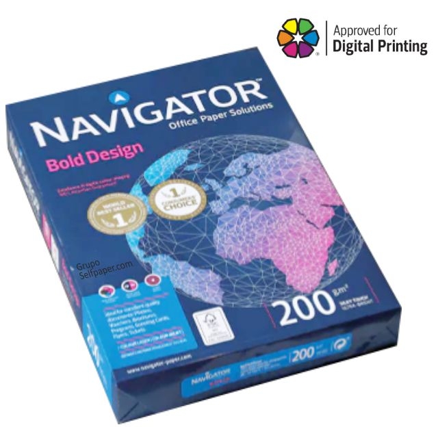 papel navigator bold 200 gramos din a4