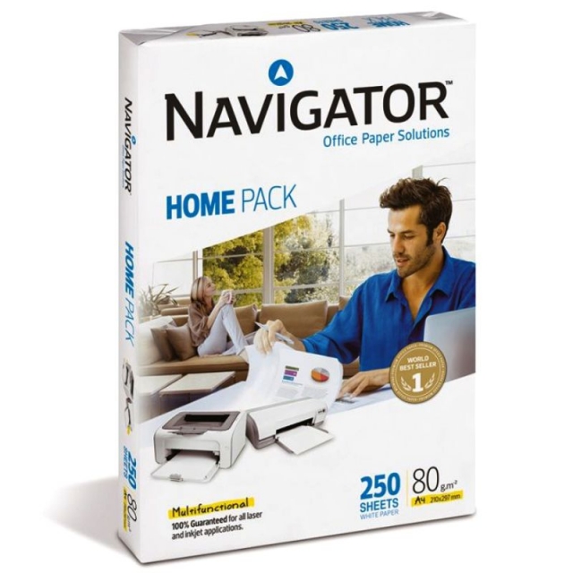 Comprar Navigator Home Pack Papel Din A4 ultrablanco 250 hojas 80 gr