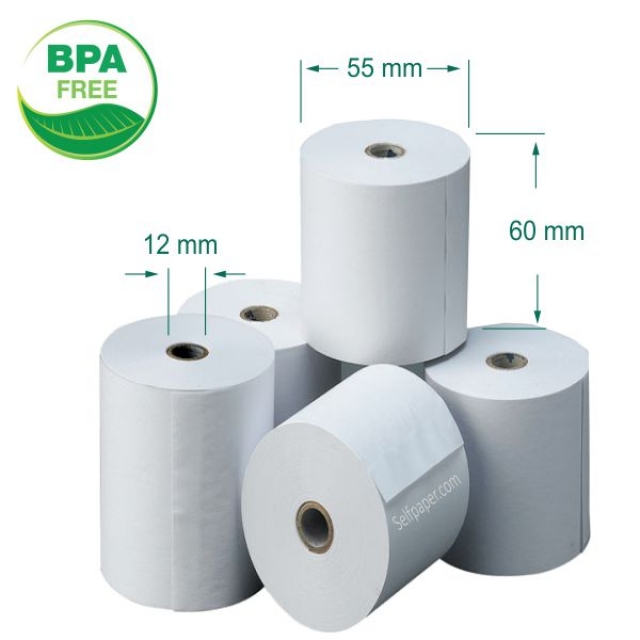 rollo papel termico 60x55x12 calculadora balanza