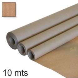 Rollo de papel continuo embalar kraft 10 metros x 1 metro