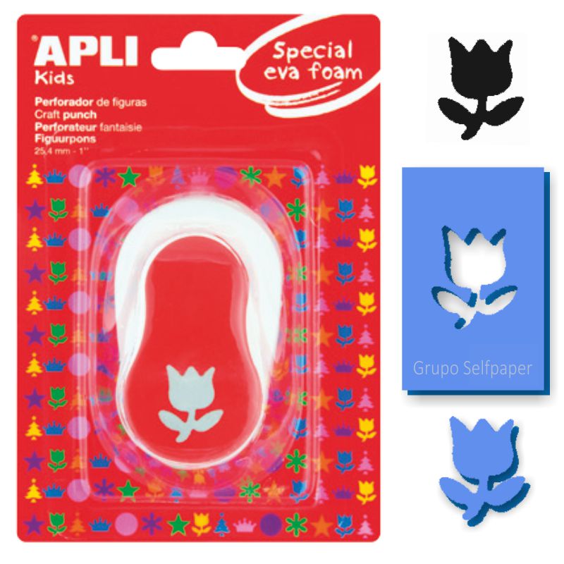 Apli Perforadora de Papel en Forma de Flor - Tamaño de