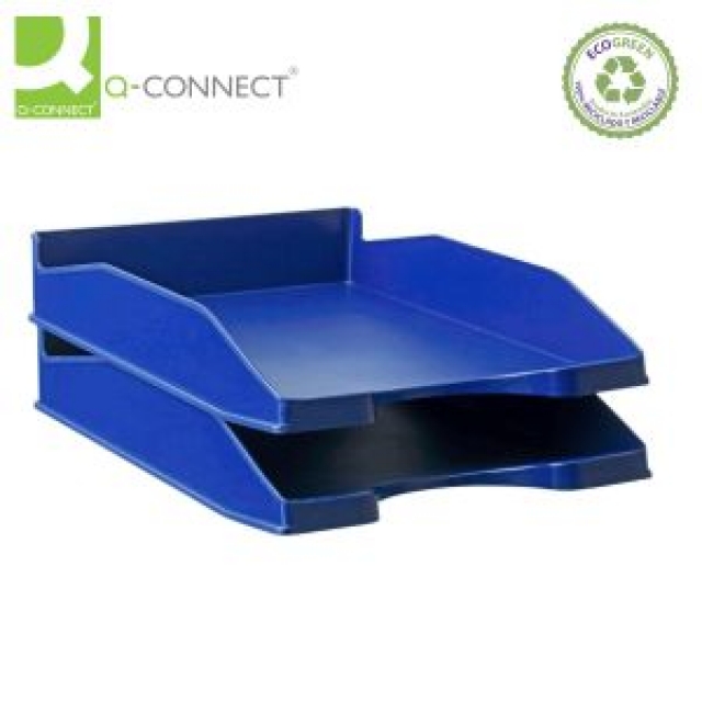 Comprar Bandejas de plástico, gavetas de oficina económicas azul