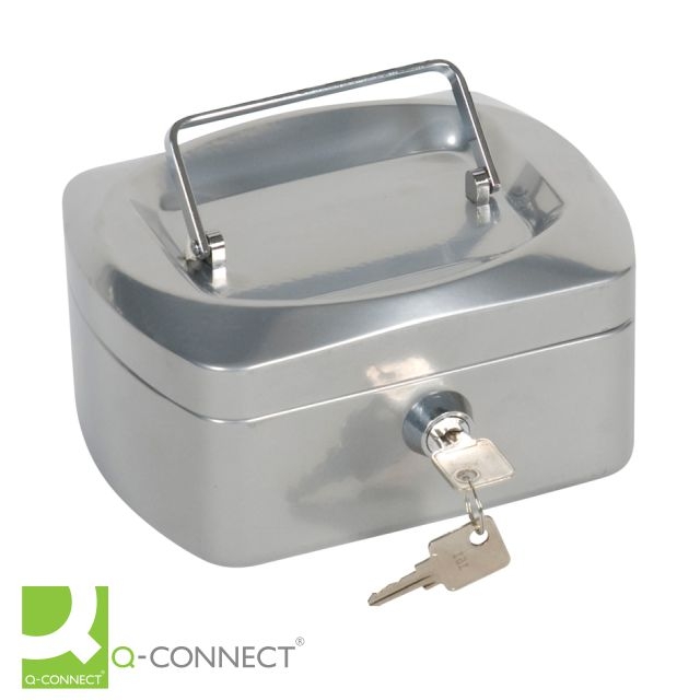 Caja caudales Q-connect 14,5- 370x290x110 mm con portamonedas y