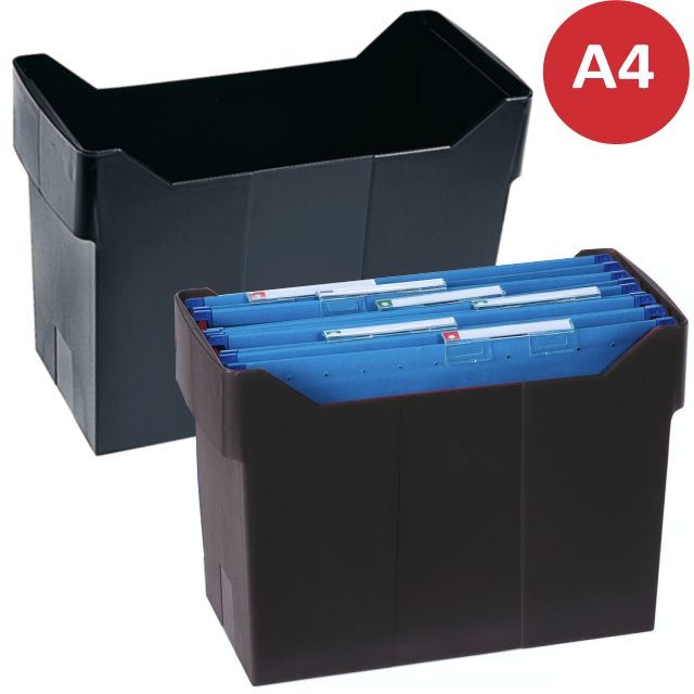 Comprar Archivador cajetn para carpetas colgantes A4 negro