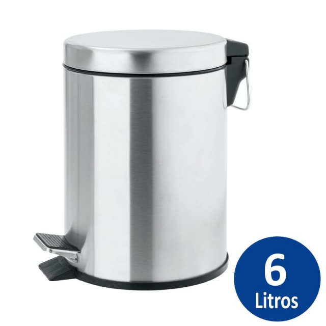 Comprar Papelera con pedal pequeña, 6 litros Q-Connect