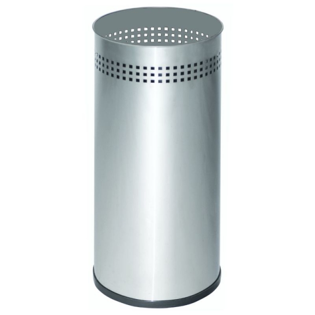 paragüero metálico perforado gris aluminio