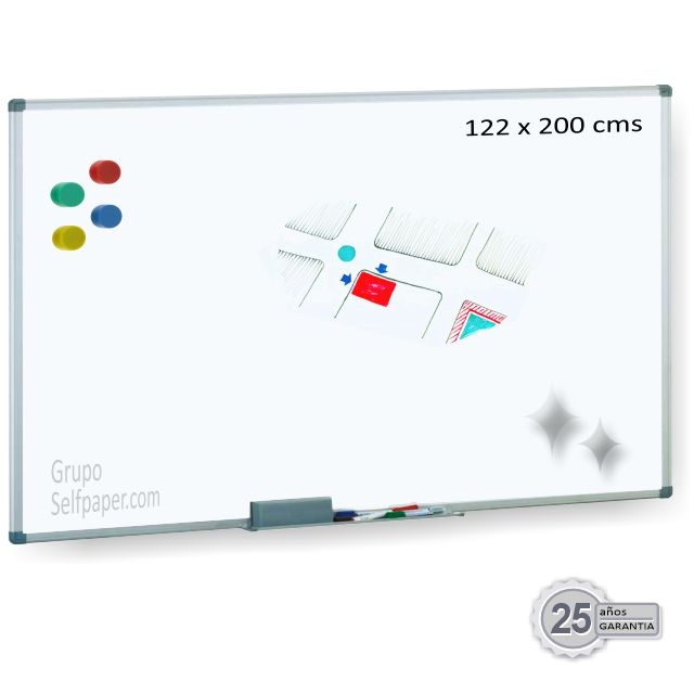 Comprar Pizarra blanca vitrificada magntica 1222x2000 mm