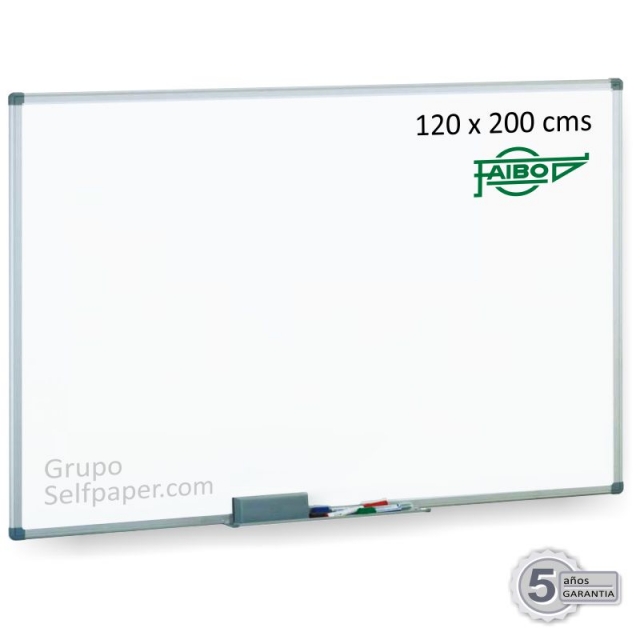 Comprar Pizarra blanca con marco de aluminio 120x200 mm, borrable