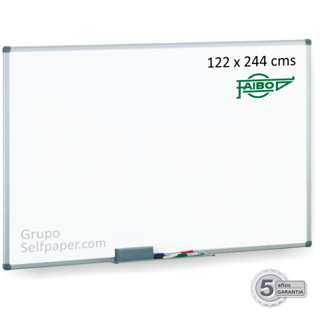 Comprar Pizarra blanca borrable 122x244 cms melamina aluminio