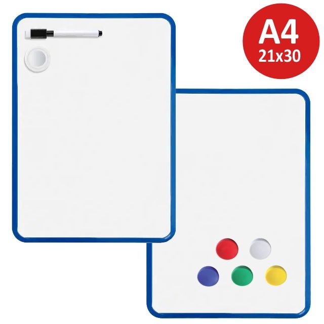 Comprar Pizarra magnética blanca tamaño Din A4 Liderpapel 21x30 Cm