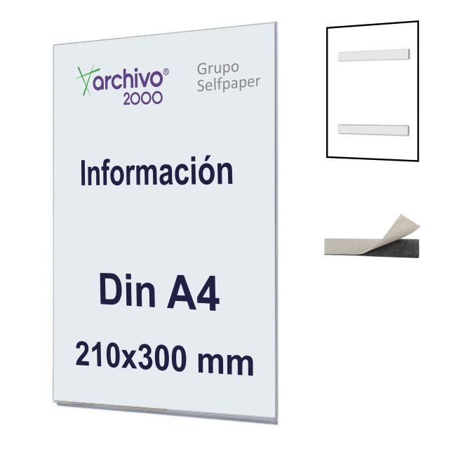 Comprar Placa de metacrilato folio Din A4 para pared, con adhesivo