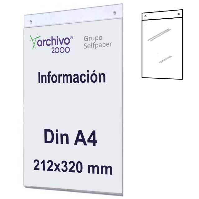Comprar Display expositor pared, placa, Din A4 tipo metacrilato
