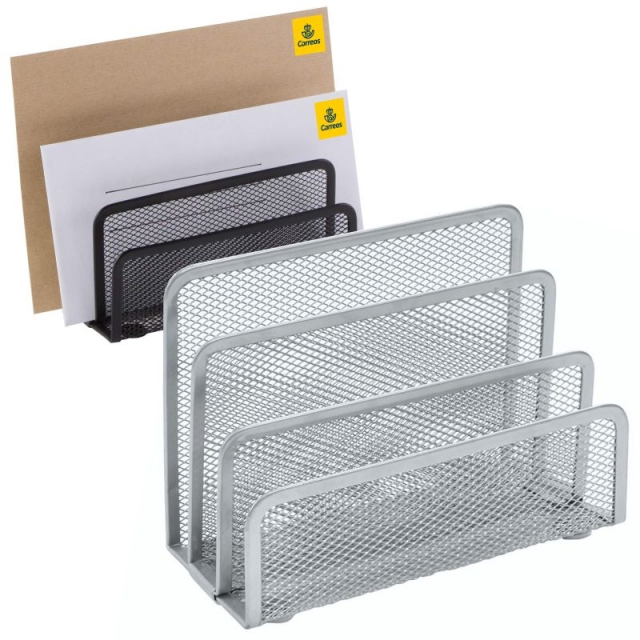 Comprar Bandeja vertical, soporte cartas rejilla, malla de metal