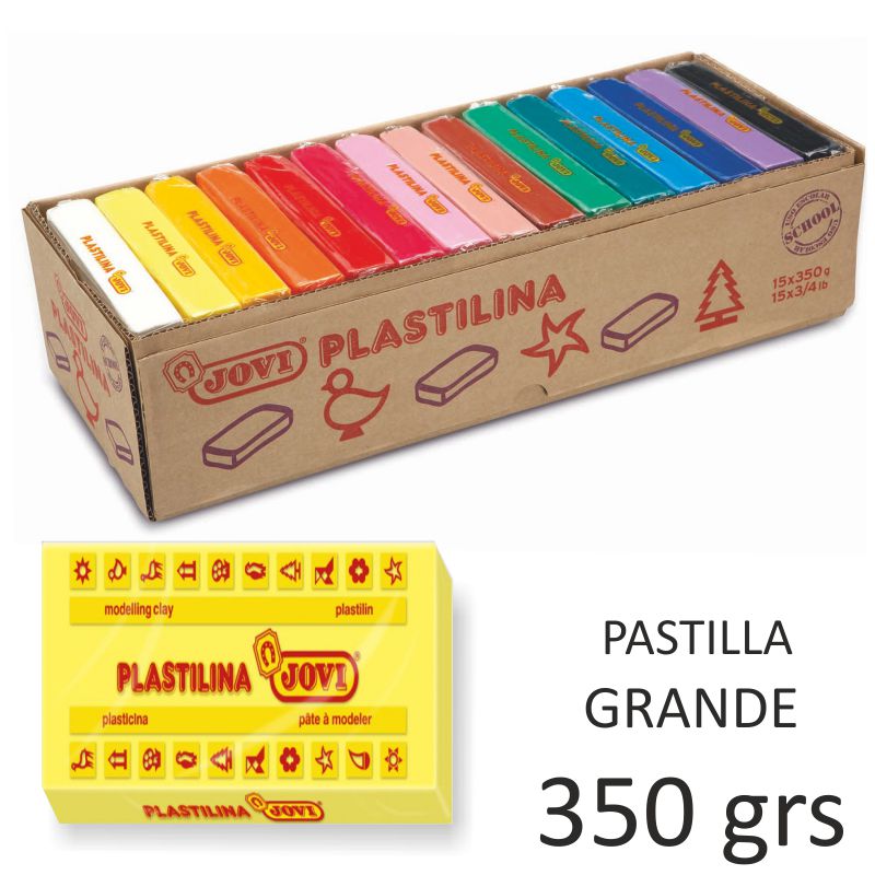 Comprar Plastilina pastilla grande Jovi 350 gramos, ref: 72