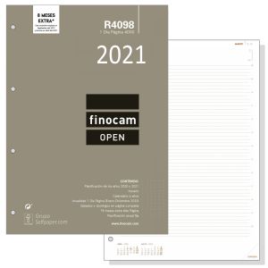 finocam R4098-2021, Recambio Agenda Finocam Open
