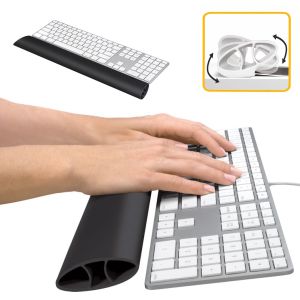 fellowes 9480201, Reposamuñecas flexible para teclado