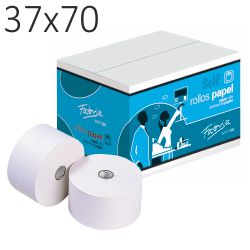 q-connect 37X70, rollo de papel caja