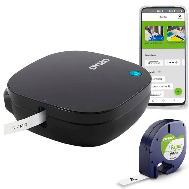 Lebakort Duro Viaggio Caso Custodia Per DYMO LetraTag 200B Etichettatrice(Nero