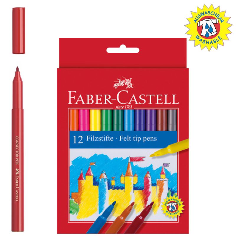 Rotuladores Faber-Castell 50 Colores, lavables