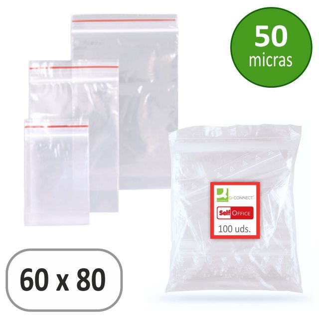 Comprar Bolsas autocierre minigrip zip 60x80mm, zip