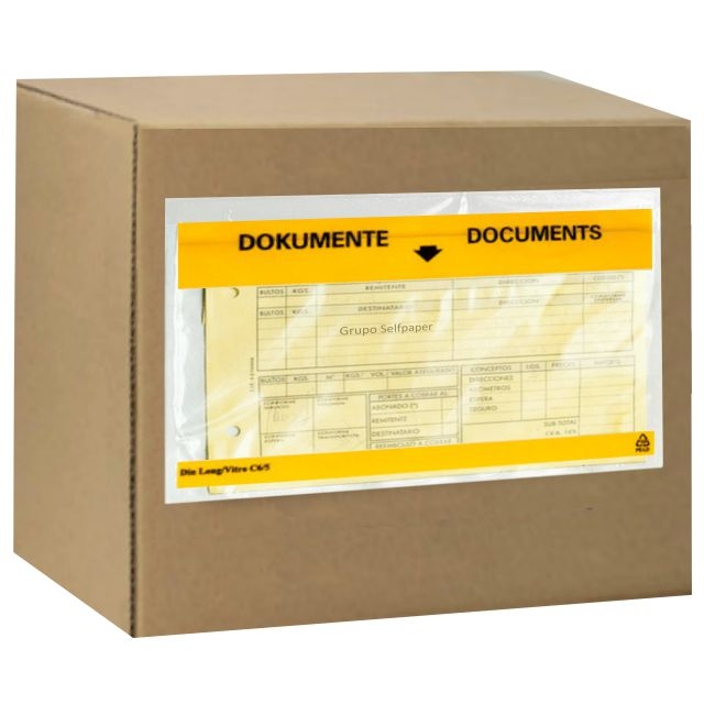 sobres contiene documentos 225x120 mm 100 u