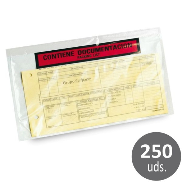 Comprar Sobres adhesivos contiene documentacin 120x162 cms dokufix