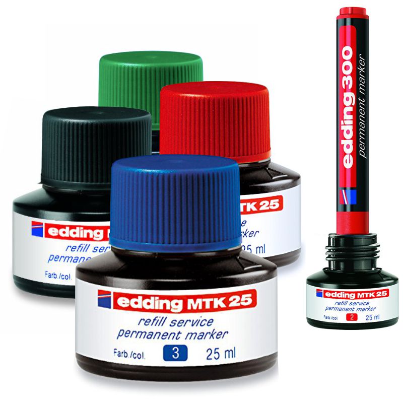 tinta edding mtk25 sistema capilar rellenado marca