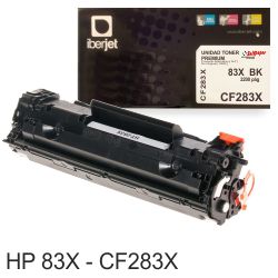 Toner Compatible HP 83X CF283X Negro, 2200 Paginas