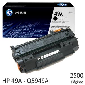 toner HP 49A - Q5949A, Laserjet 1160 1320n 3390 - 2500 Pág.