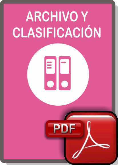 Catalogo de Archivo y clasificación económico en Pdf.