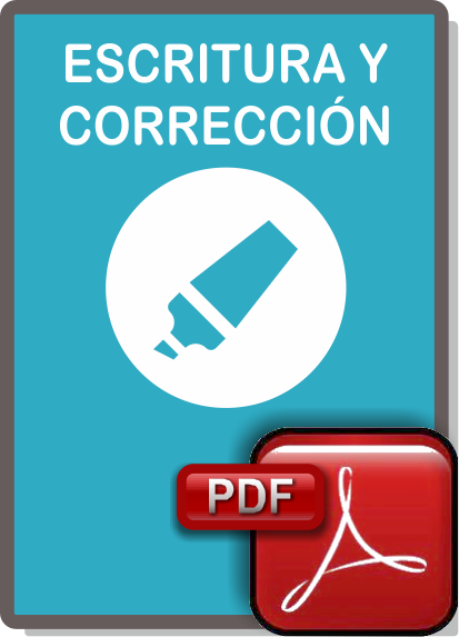 Catalogo de escritura y corrección en Pdf.