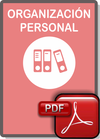 Catalogo de organización personal en Pdf.