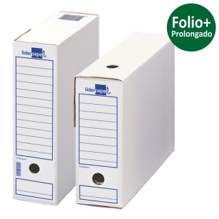 Archivador caja archivo definitivo Folio+ Prolongado  Liderpapel DF01