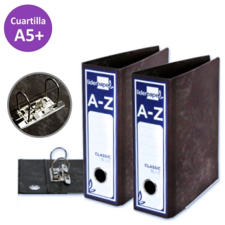 Archivador de palanca Din A5+, cuartilla  Liderpapel AZ12