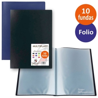 Carpeta 10 Fundas Folio, Displast