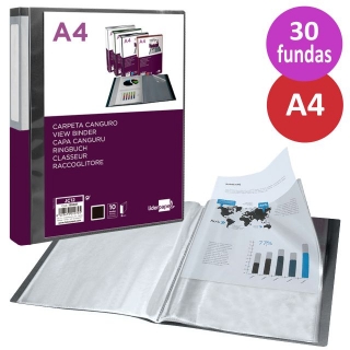 Carpeta fundas A4, portada personalizable 30  Liderpapel JC17