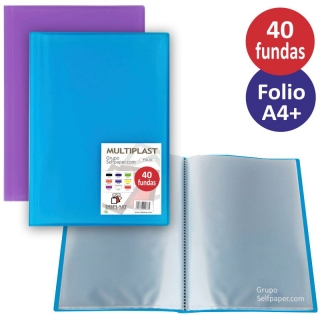 Carpeta con 40 Fundas, Displast